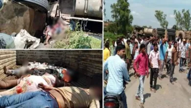 IMG 20190827 WA0001 बेकाबू ट्रक ने टेंपो और मैजिक को मारी टक्कर, 15 की मौत