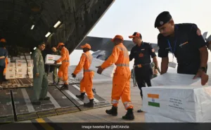 klid8dtk aid for gaza by india 650x400 22 October 23 इज़राइल हमास युद्ध भारत ने फ़िलिस्तीन को चिकित्सा सहायता, राहत सामग्री भेजी