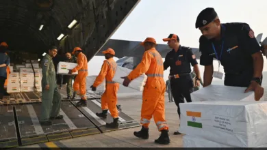 klid8dtk aid for gaza by india 650x400 22 October 23 इज़राइल हमास युद्ध भारत ने फ़िलिस्तीन को चिकित्सा सहायता, राहत सामग्री भेजी