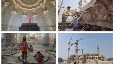 Ayodhya Ram Mandir First Look Inside Sanctum Sanctorum Where Ram Lalla Idol Will Be Placed अयोध्या राम मंदिर: गर्भगृह के अंदर की पहली झलक जहां राम लला की मूर्ति रखी जाएगी - तस्वीरें