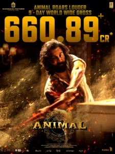 animal movie box office collection रणबीर कपूर की 'एनिमल' ने वैश्विक बॉक्स ऑफिस पर 660 करोड़ रुपये की कमाई की