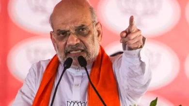 446633 amitshah अमित शाह का कांग्रेस पर प्रहार: "देश के विभाजन के लिए कांग्रेस की तुष्टिकरण की नीति जिम्मेदार"