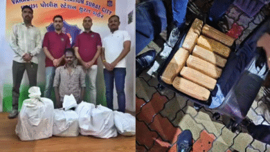 रक्षक या तस्कर? CRPF जवान गांजे के साथ गिरफ्तार 17 CRPF jawan arrested with ganja in Surat