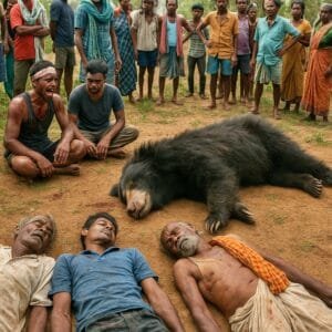 एमपी: सीधी में आदमखोर भालू का खूनी तांडव, हमले में तीन की मौत 2 MP- Bloody rampage of man-eating bear in Sidhi, three killed in bear attack- आदमखोर भालू का खूनी तांडव: सीधी में तीन की मौत, गांव में दहशत