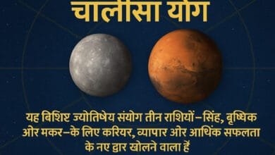 Chalisa Yog: बुध-मंगल का चालीसा योग, चमकेंगी इन 3 राशियों की किस्मत 7 Mercury-Mars Chalisa Yoga, the luck of these 3 zodiac signs will shine