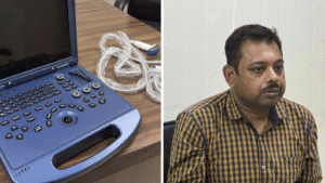 The foetus testing racket from Kolkata was busted in Jaipur, sex determination was being done using foreign sonography machines