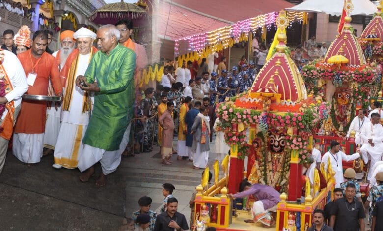 अहमदाबाद में निकली श्रद्धा और एकता की रथयात्रा, सीएम ने निभाई 'पहिंद विधि' की परंपरा 1 rathyatra-ahmedabad